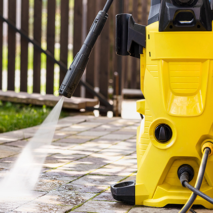 pressure-washing